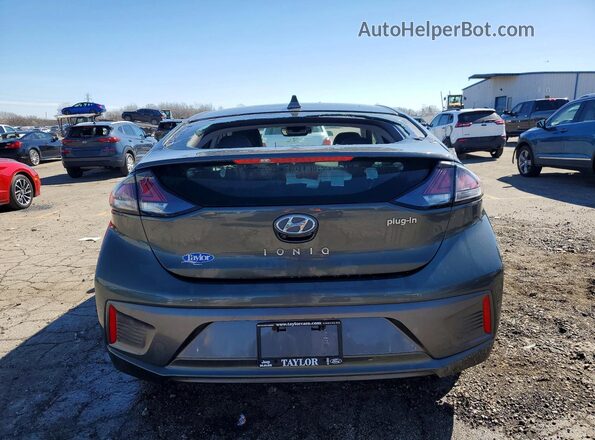 KMHC75LD5LU235460 2020 HYUNDAI IONIQ Charcoal Вид ззаду