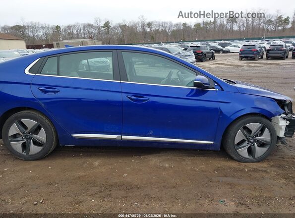 KMHC85LC0NU274027 2022 HYUNDAI IONIQ HYBRID Blue Սալոնի հետևի տեսք