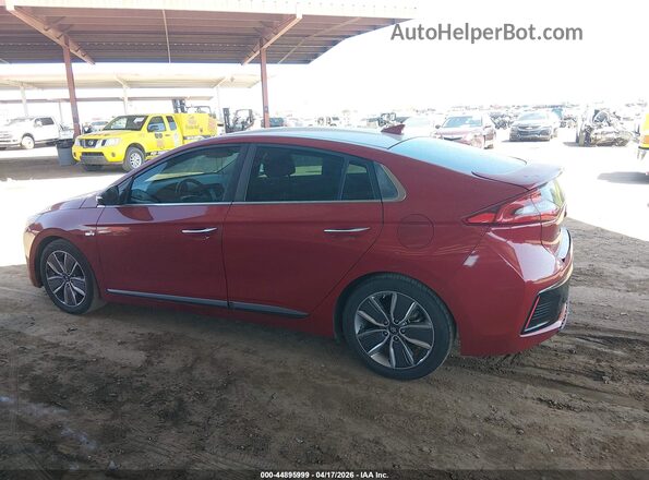 KMHC85LC2KU112640 2019 HYUNDAI IONIQ HYBRID Red 360 interior view