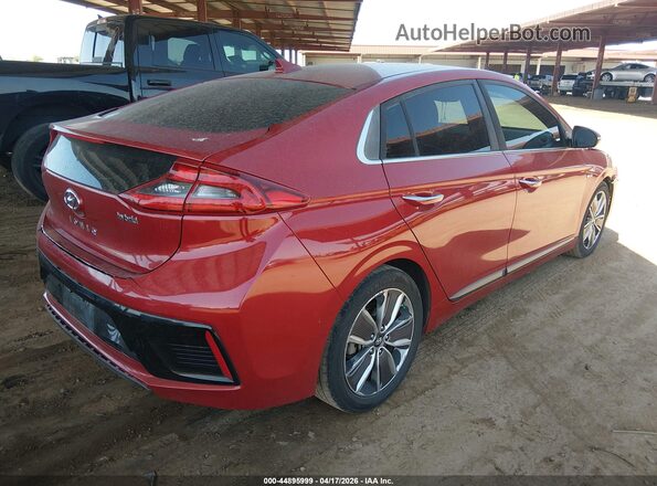 KMHC85LC2KU112640 2019 HYUNDAI IONIQ HYBRID Red Rear right