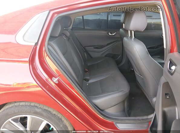 KMHC85LC2KU112640 2019 HYUNDAI IONIQ HYBRID Red VIN sticker view