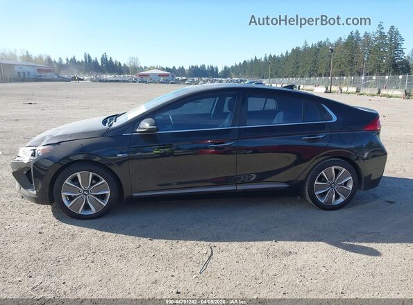KMHC85LC6HU017670 2017 HYUNDAI IONIQ HYBRID Black 360 interior view