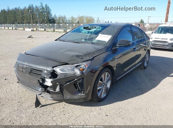 KMHC85LC6HU017670 2017 HYUNDAI IONIQ HYBRID Black Front left