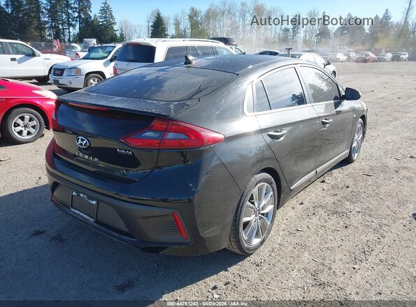 KMHC85LC6HU017670 2017 HYUNDAI IONIQ HYBRID Black Rear right