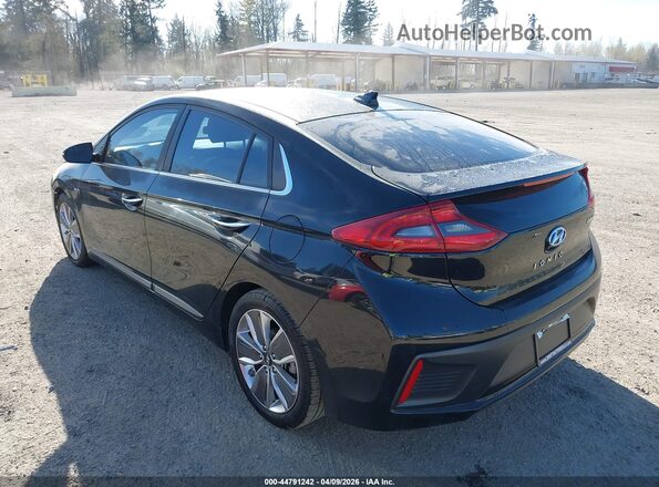 KMHC85LC6HU017670 2017 HYUNDAI IONIQ HYBRID Black Rear left