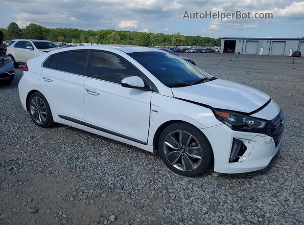KMHC85LC6JU077566 2018 HYUNDAI IONIQ White წინა მარჯვენა