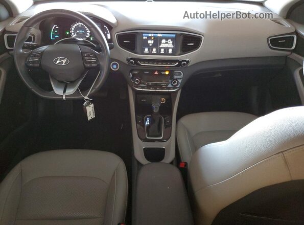 KMHC85LC7HU017886 2017 HYUNDAI IONIQ White Vista del salpicadero