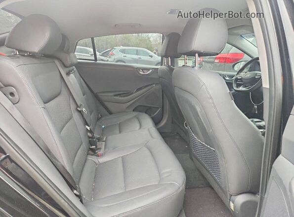 KMHC85LJ6MU077098 2021 HYUNDAI IONIQ Black Հետևի նստատեղերի տեսք