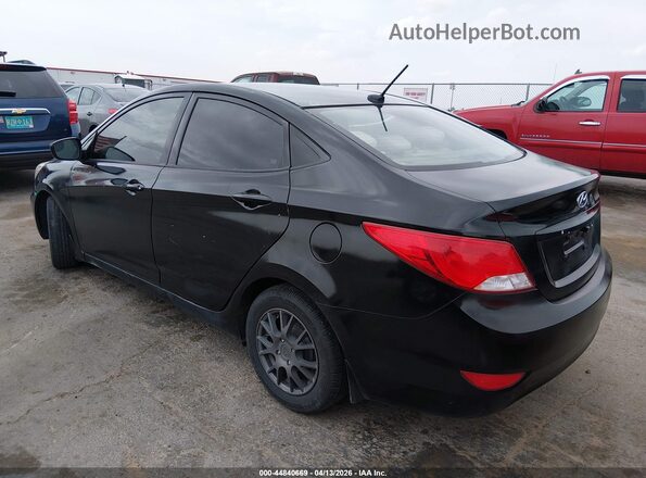 KMHCT4AE0GU084650 2016 HYUNDAI ACCENT Black Հետևի ձախ