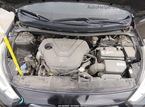 KMHCT4AE0GU084650 2016 HYUNDAI ACCENT Black Հետևի տեսք