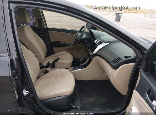 KMHCT4AE0GU084650 2016 HYUNDAI ACCENT Black Սալոնի դիմացի տեսք