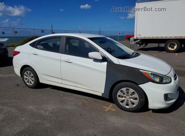 KMHCT4AE3GU060102 2016 HYUNDAI ACCENT White 
