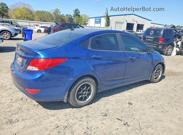 KMHCT4AE3GU092824 2016 HYUNDAI ACCENT Blue უკანა მარჯვენა