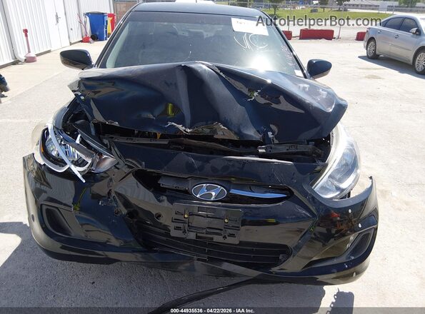 KMHCT4AE3GU121058 2016 HYUNDAI ACCENT Black წინა ხედი