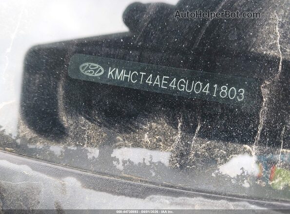 KMHCT4AE4GU041803 2016 HYUNDAI ACCENT White ძრავის განყოფილების ხედი