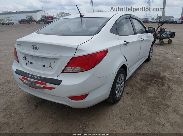 KMHCT4AE4GU055247 2016 HYUNDAI ACCENT White უკანა მარჯვენა