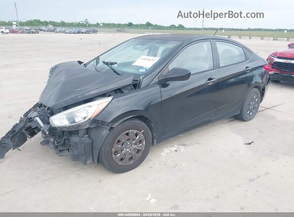 KMHCT4AE6GU006292 2016 HYUNDAI ACCENT Black Front left