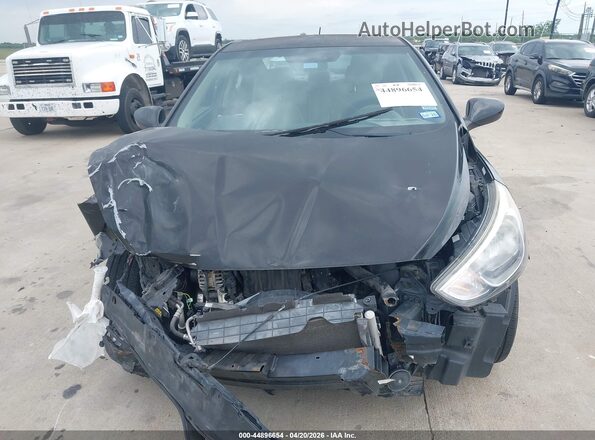 KMHCT4AE6GU006292 2016 HYUNDAI ACCENT Black Front view