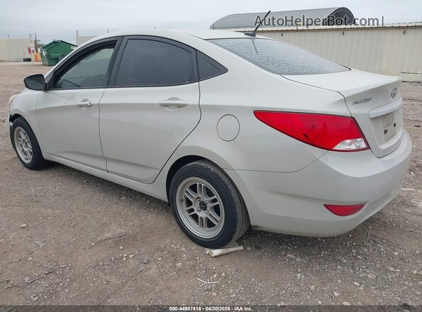 KMHCT4AE6GU075600 2016 HYUNDAI ACCENT Silver Задня ліва чверть