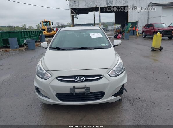 KMHCT4AE7GU982341 2016 HYUNDAI ACCENT White Instrument cluster view