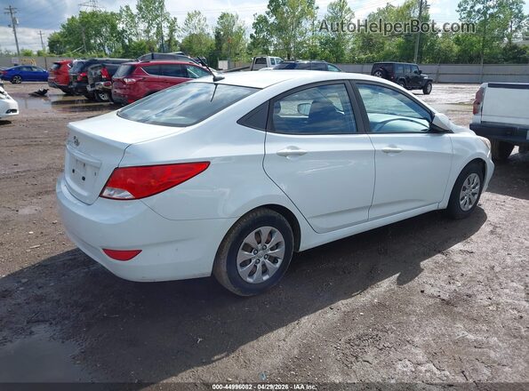 KMHCT4AE8GU114512 2016 HYUNDAI ACCENT White Հետևի աջ