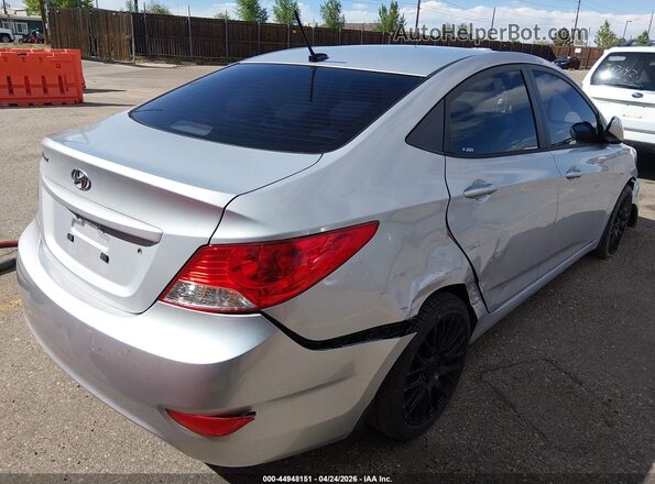 KMHCT4AE9GU045216 2016 HYUNDAI ACCENT Gray Задня права чверть