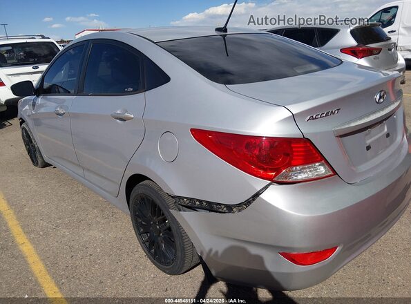 KMHCT4AE9GU045216 2016 HYUNDAI ACCENT Gray Задня ліва чверть