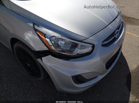 KMHCT4AE9GU045216 2016 HYUNDAI ACCENT Gray Вид спереду