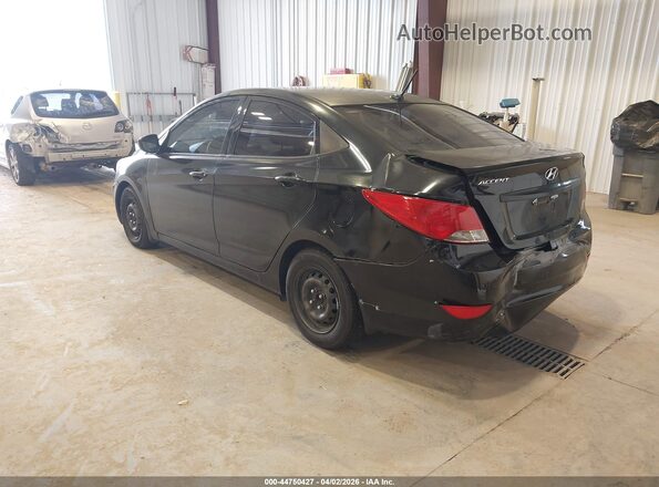 KMHCT4AE9GU098773 2016 HYUNDAI ACCENT Black Задня ліва чверть