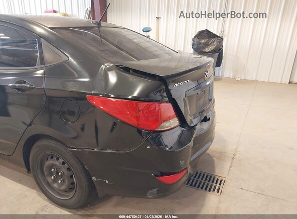 KMHCT4AE9GU098773 2016 HYUNDAI ACCENT Black Вид щитка приладів