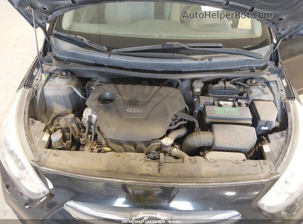 KMHCT4AE9GU098773 2016 HYUNDAI ACCENT Black Вид ззаду