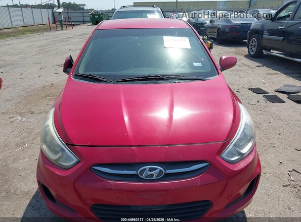 KMHCT4AEXHU273873 2017 HYUNDAI ACCENT Burgundy 