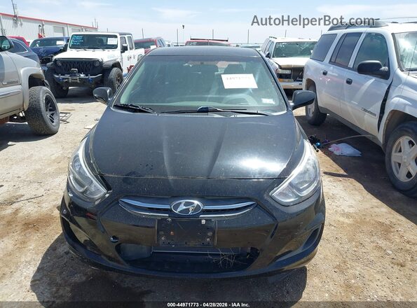 KMHCT4AEXHU360785 2017 HYUNDAI ACCENT Black Вид щитка приладів