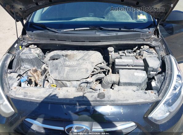 KMHCT5AE4GU273744 2016 HYUNDAI ACCENT Black უკანა ხედი