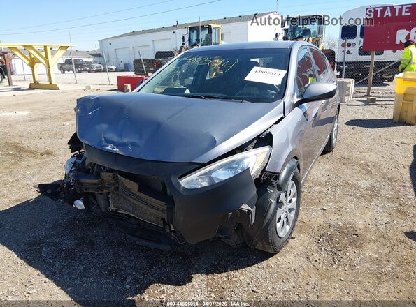 KMHCT5AE5GU276426 2016 HYUNDAI ACCENT Gray Առջևի ձախ երեք քառորդ տեսարան