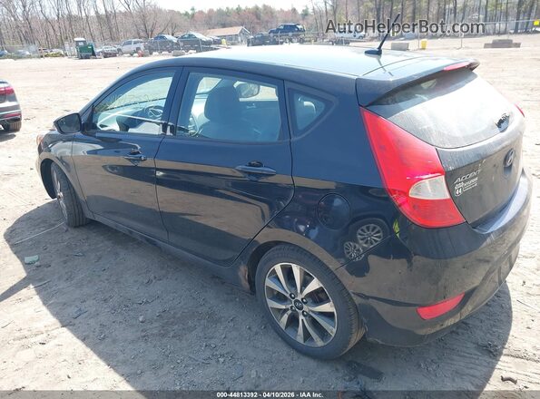 KMHCU5AE3HU355995 2017 HYUNDAI ACCENT Black Հետևի ձախ