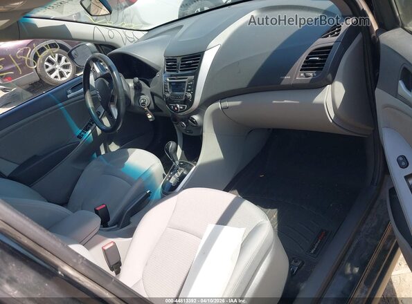 KMHCU5AE3HU355995 2017 HYUNDAI ACCENT Black Սալոնի դիմացի տեսք