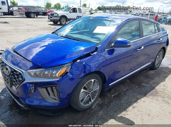 KMHCX5LD2MU248619 2021 HYUNDAI IONIQ PLUG-IN HYBRID Dark Blue 