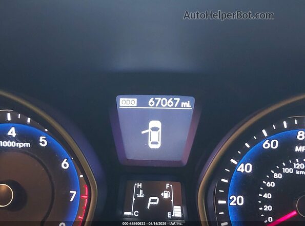 KMHD35LH2GU305408 2016 HYUNDAI ELANTRA GT Blue Widok tylnych siedzeń