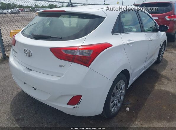 KMHD35LH5HU377737 2017 HYUNDAI ELANTRA GT White Trasero derecho