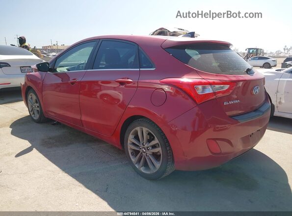 KMHD35LHXGU322182 2016 HYUNDAI ELANTRA GT Red Rear left