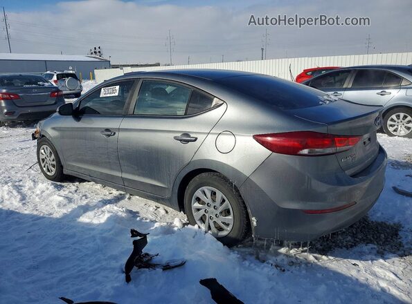 KMHD74LF0JU523965 2018 HYUNDAI ELANTRA Charcoal Հետևի ձախ