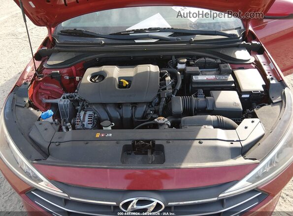 KMHD74LF0LU995151 2020 HYUNDAI ELANTRA Red Հետևի տեսք