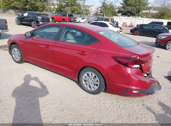 KMHD74LF0LU995151 2020 HYUNDAI ELANTRA Red Հետևի ձախ