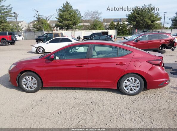 KMHD74LF0LU995151 2020 HYUNDAI ELANTRA Red Սալոնի հետևի տեսք
