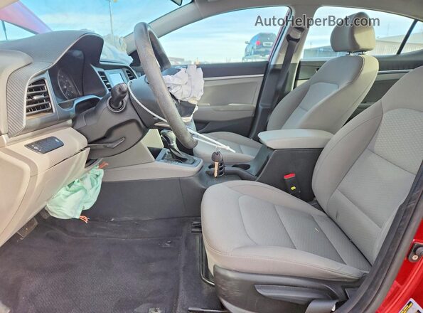 KMHD74LF2KU754027 2019 HYUNDAI ELANTRA Red 