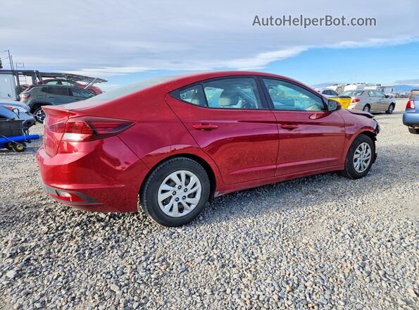KMHD74LF2KU754027 2019 HYUNDAI ELANTRA Red 