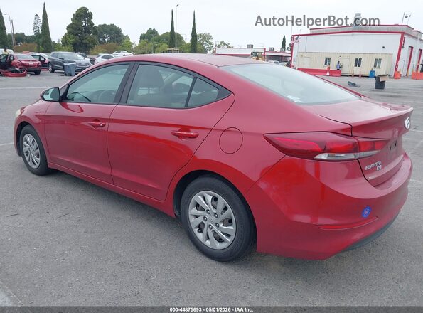 KMHD74LF4JU607416 2018 HYUNDAI ELANTRA Red 