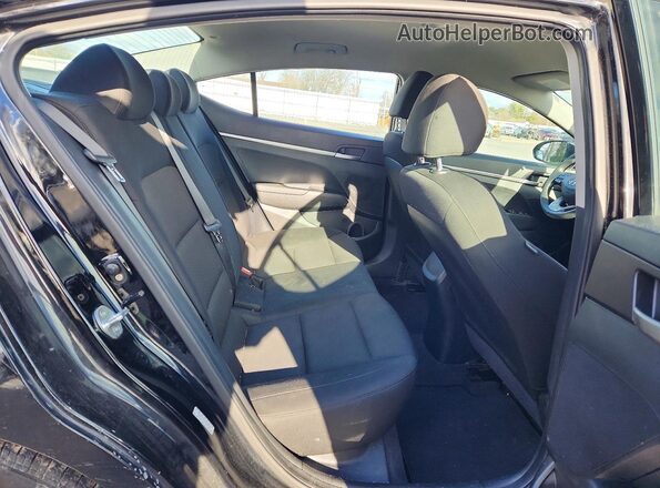 KMHD74LF4LU955994 2020 HYUNDAI ELANTRA Black Вид задніх сидінь