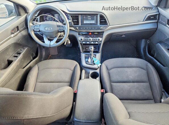 KMHD74LF4LU955994 2020 HYUNDAI ELANTRA Black Вид панелі приладів